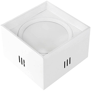 Aplique led cuadrado de superficie 10W 4200K blanco