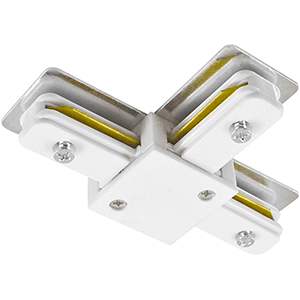 Conector en t carril blanco