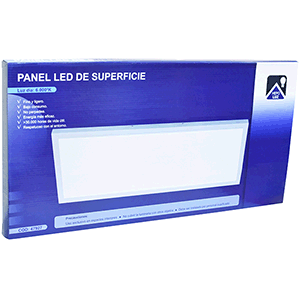 Panel rectangular de superficie LED 36W 6000K