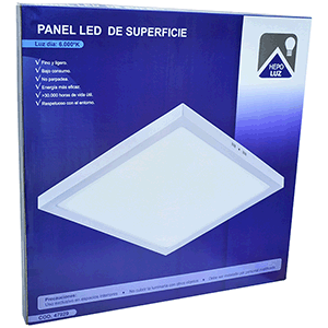 Panel cuadrado de superficie 36W LED 6000ºK