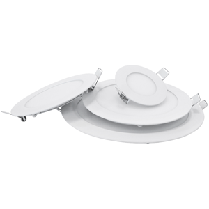 Panel LED redondo 18W 6000ºK blanco