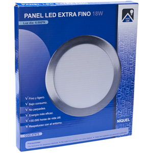 Downlight LED opal 18W 6000ºK Níquel