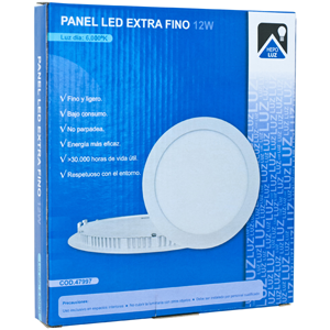 Downlight LED opal 12W 6000ºK 120º blanco