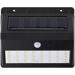 Aplique LED solar con sensor