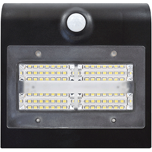 Aplique solar LED 400lm 140x110x210mm.