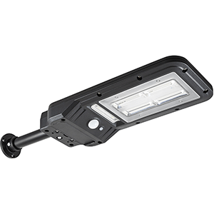 Farola solar LED 12W Recargable con sensor y panel integrados