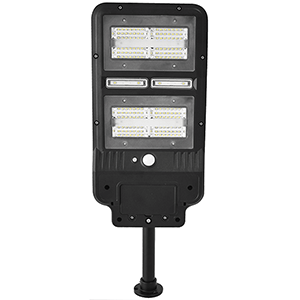 Farola Solar Led 24W Recargable con sensor y panel integrados