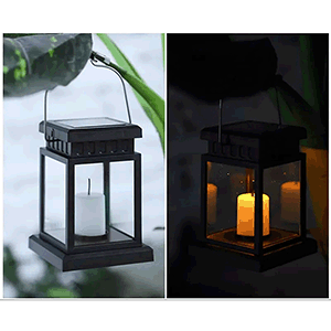 Farol solar LED de jardín