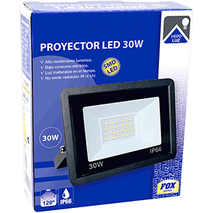 Proyector SMD LED 30W 6000ºK  Md.Fox