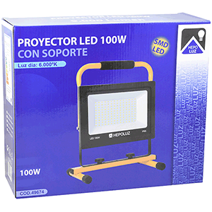 Proyector LED con soporte 100W 6000ºK