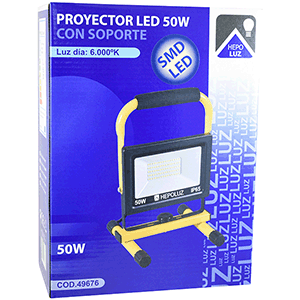 Proyector LED con soporte 50W 6000ºK