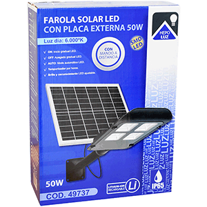 Farola calle solar LED 50W