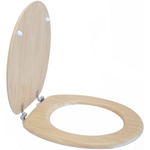 Tapa WC Madera 18'' Color roble