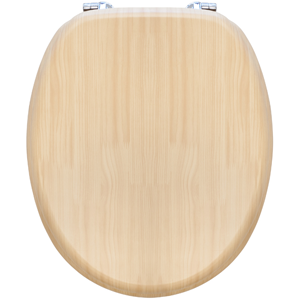 Tapa WC Madera 18'' Color roble