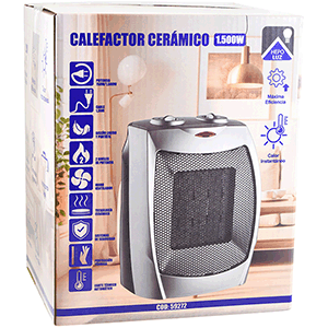 Calefactor ceramico 1500w