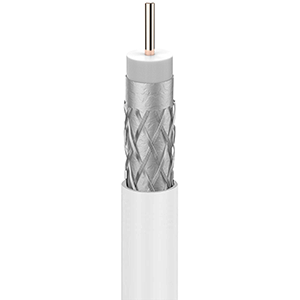 Cable coaxial RG6 blanco ITED