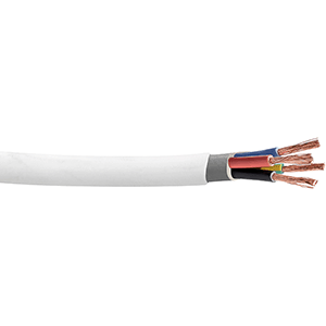 Manguera blanca, cable 5X1.5 25m