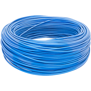 Unipolar flexible aislado PVC sin halógenos 6mm² 100m azul