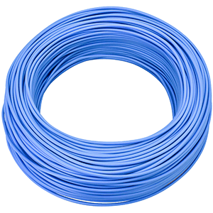 Unipolar flexible aislado PVC sin halógenos 6mm² 100m azul