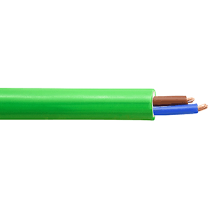 Manguera RZ1-K libre halógenos 0.6/1kV 2x1.5mm² 100m verde