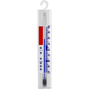 Termómetro de nevera y congelador de -45º a +35º 125x25mm