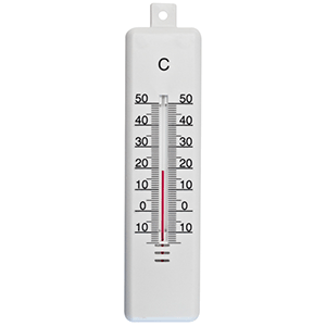 Termómetro de plástico 175x45mm