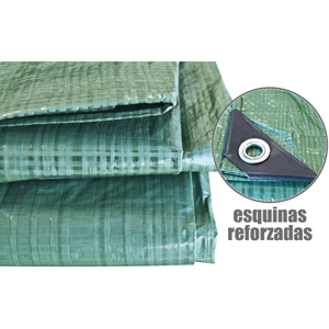 Toldo impermeable reforzado 2x3m verde