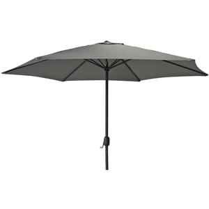 Parasol poliéster grafito 3m 6/38mm