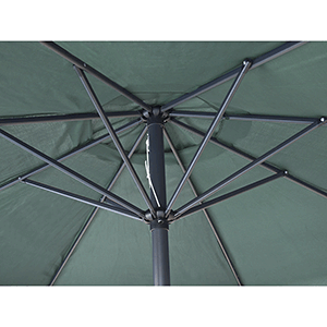 Parasol con volante 3m verde 