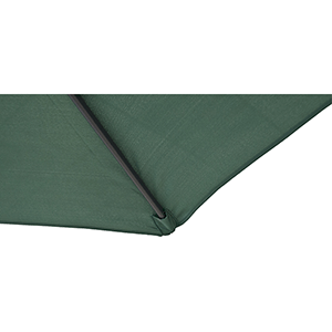 Parasol con volante 3m verde 