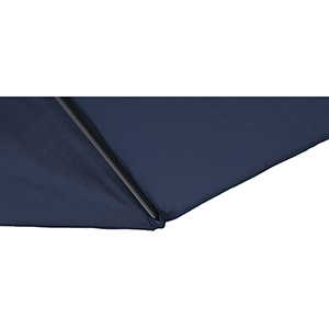 Parasol con volante 3m con manivela azul