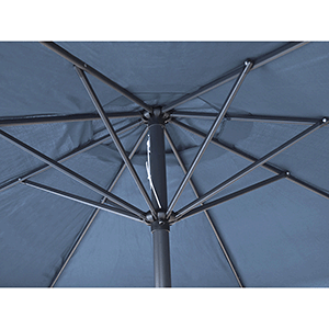 Parasol azul 3m con volante