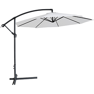 Parasol colgante 3m beige