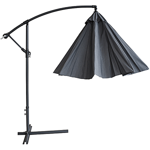 Parasol colgante 3m grafito