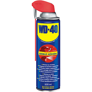 WD40 doble acción 500ml expositor 12 uds