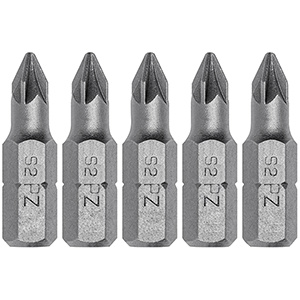 Punta PZ1 25mm blíster 5 uds