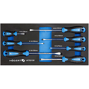 Set destornilladores planos 7 uds